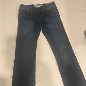 BKE Women's Deep Indigo Straight Leg Jeans